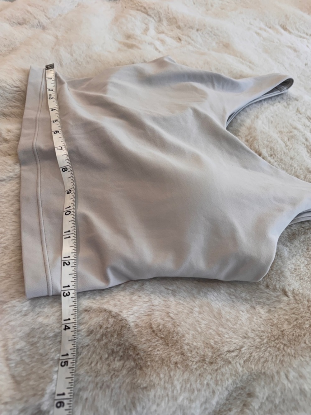 Athleta Neutral Beige Sleeveless Athletic Crop Activewear Tank - Picture 10 of 11